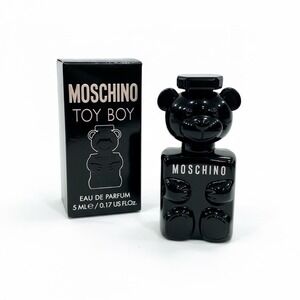 Moschino Toy Boy Eau de Parfum Men 5ml 0.17oz Mini Black Teddy Bear Fragrance